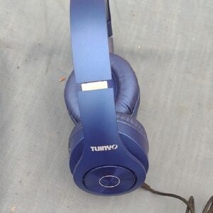 Tuinyo Blue Over-Ear Wireless Bluetooth Headphones NWOT